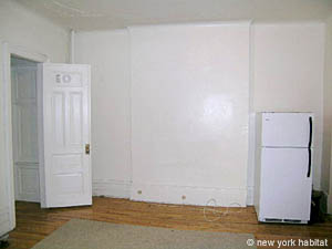 New York Studio unfurnished apartment rental living room photo 9