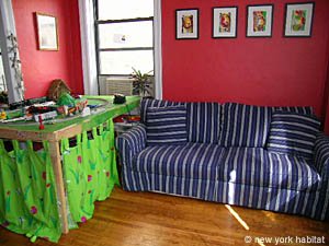 New York 3 Zimmer wohnung bed breakfast - wohnzimmer (NY-12723) photo 2 von 17