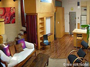 Nueva York 1 Dormitorio - Loft alojamiento - sala (NY-12800) photo 1 de 2
