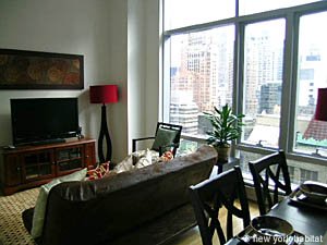 New York 1 Bedroom accommodation - living room (NY-12827) photo 2 of 6