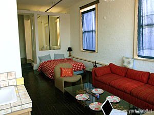 New York Monolocale - Loft appartamento casa vacanze - soggiorno (NY-12839) photo 5 di 6