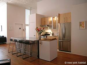 New York T3 - Loft appartement location vacances - cuisine (NY-12877) photo 1 sur 6