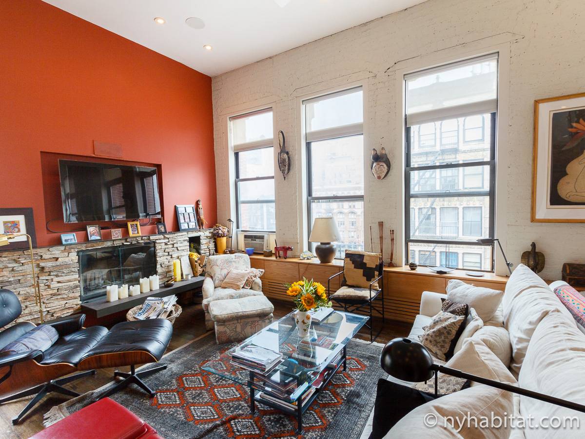 New York Apartment 1 Bedroom Loft Apartment Rental in Noho, Greenwich