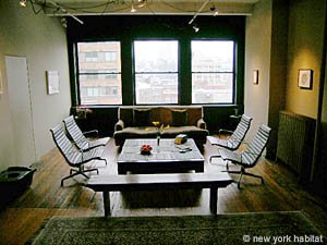 New York 3 Zimmer - Loft wohngemeinschaft - wohnzimmer (NY-5415) photo 2 von 7