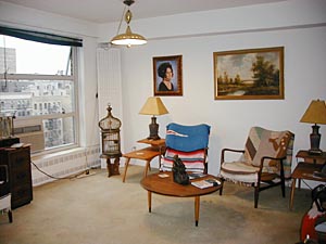 New York 2 Bedrooms accommodation bed breakfast - living room (NY-6102) photo 1 of 4