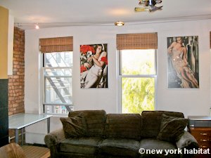 New York 1 Bedroom - Loft apartment - living room (NY-8032) photo 2 of 7 New York 1 Bedroom - Loft apartment - living room (NY-8032) photo 2 of 7