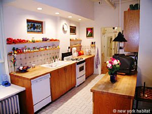 New York 1 Bedroom - Loft apartment - kitchen 1 (NY-9311) photo 6 of 7