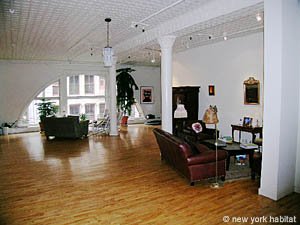 New York 1 Bedroom - Loft apartment - living room 1 (NY-9311) photo 4 of 8