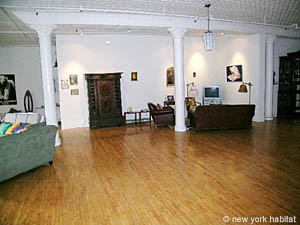 New York 1 Bedroom - Loft apartment - living room 1 (NY-9311) photo 6 of 8
