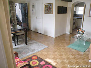Paris T2 logements location appartements - s&eacute;jour (PA-4) photo 4 de 9