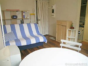 Paris Studiowohnung wohnungsvermietung - wohnzimmer (PA-510) photo 2 von 8