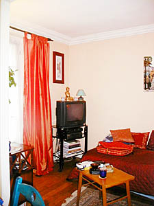 Paris 2 Zimmer ferienwohnung - wohnzimmer (PA-604) photo 8 von 9