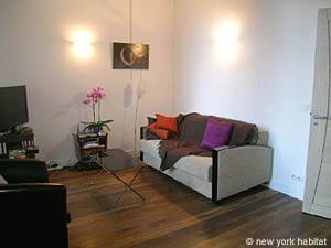 Par&iacute;s 1 Dormitorio apartamento - sala (PA-624) photo 6 de 6