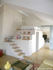 Parigi 1 Camera - Loft appartamento - soggiorno (PA-629) photo 9 di 14
