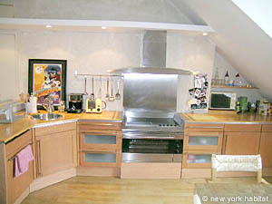 Parigi 1 Camera - Loft appartamento - cucina (PA-629) photo 2 di 7