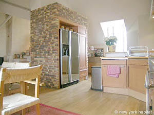 Parigi 1 Camera - Loft appartamento - cucina (PA-629) photo 4 di 7
