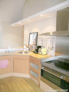 Parigi 1 Camera - Loft appartamento - cucina (PA-629) photo 5 di 7