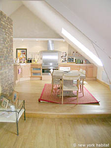 Parigi 1 Camera - Loft appartamento - cucina (PA-629) photo 1 di 7