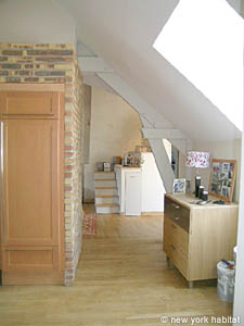 Parigi 1 Camera - Loft appartamento - soggiorno (PA-629) photo 7 di 14