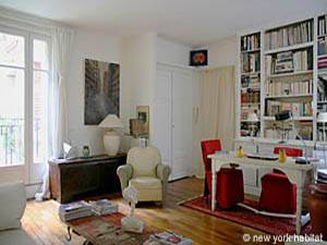 Paris 1 Bedroom accommodation - living room (PA-684) photo 2 of 6