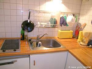 Paris Studio T1 logement location appartement - cuisine (PA-789) photo 1 sur 4
