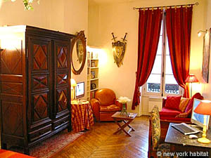 Paris Studio mit Alkoven ferienwohnung - wohnzimmer (PA-878) photo 4 von 6