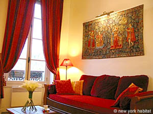 Paris Studio mit Alkoven ferienwohnung - wohnzimmer (PA-878) photo 3 von 6