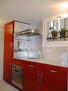 Paris 2 Zimmer - Duplex wohnungsvermietung - k&uuml;che (PA-894) photo 1 von 3