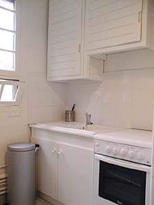 Paris 2 Zimmer wohnungsvermietung - k&uuml;che (PA-1144) photo 2 von 4