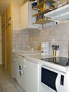 Paris Studio/T1 appartements location vacances - cuisine (PA-1227) photo 2 de 4