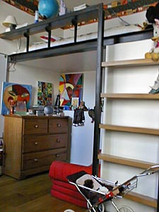 Paris 4 Bedroom - Loft accommodation - bedroom 2 (PA-1281) photo 3 of 5