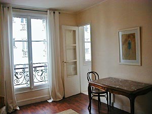 Paris 1 Bedroom apartment - living room (PA-1313) photo 2 of 3