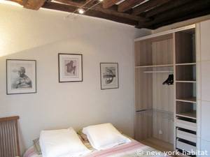 Paris 2 Zimmer wohnungsvermietung - schlafzimmer (PA-1347) photo 2 von 5