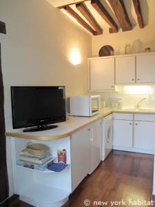 Paris 2 Zimmer wohnungsvermietung - k&uuml;che (PA-1347) photo 1 von 4
