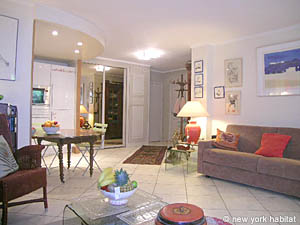 Paris T2 logements location appartements - s&eacute;jour (PA-1351) photo 6 de 7