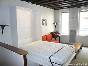 Paris Studio/T1 logements location appartements - s&eacute;jour (PA-1407) photo 2 de 5