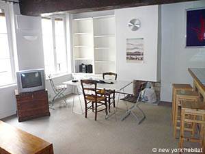 Paris Studio/T1 logements location appartements - s&eacute;jour (PA-1407) photo 3 de 5