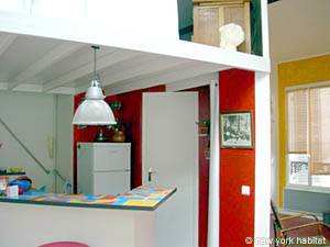 Parigi 1 Camera - Loft - Duplex appartamento - cucina (PA-1465) photo 2 di 6