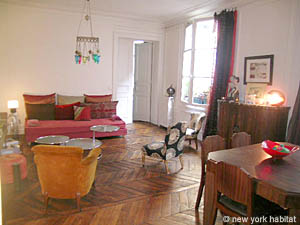 Paris T2 appartements location vacances - s&eacute;jour (PA-1486) photo 4 de 7