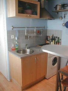 Par&iacute;s 1 Dormitorio alojamiento - cocina (PA-1496) photo 1 de 3