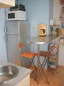Par&iacute;s 1 Dormitorio alojamiento - cocina (PA-1496) photo 3 de 3