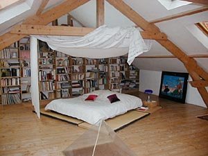 Paris T4 - Loft - Triplex - Maison citadine logement location appartement - chambre 1 (PA-1514) photo 1 sur 4
