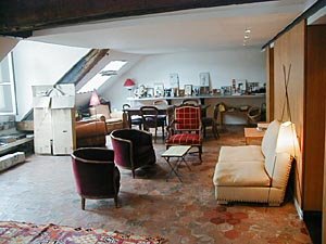 Paris T5 - Duplex appartements location vacances - s&eacute;jour (PA-1553) photo 2 de 4