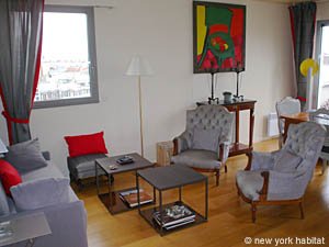 Paris 3 Zimmer ferienwohnung - wohnzimmer (PA-1591) photo 2 von 5