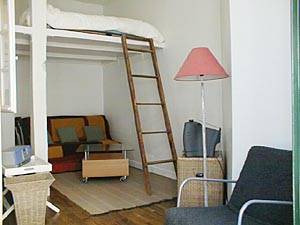 Paris Studio/T1 logements location appartements - s&eacute;jour (PA-1637) photo 3 de 10