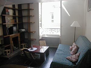 Paris 1 Bedroom - Duplex apartment - living room (PA-1711) photo 2 of 9