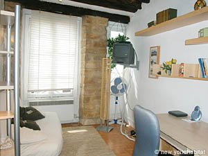 Paris Studio/T1 logements location appartements - s&eacute;jour (PA-1723) photo 2 de 5