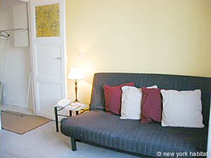 Paris Studio/T1 logements location appartements - s&eacute;jour (PA-1734) photo 2 de 4