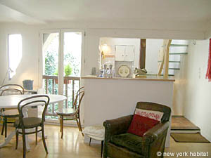 Par&iacute;s 2 Dormitorios - Tr&iacute;plex apartamento - sala (PA-1799) photo 6 de 9