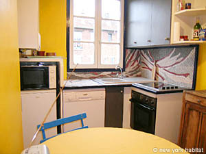 Parigi 1 Camera appartamento - cucina (PA-1844) photo 2 di 3